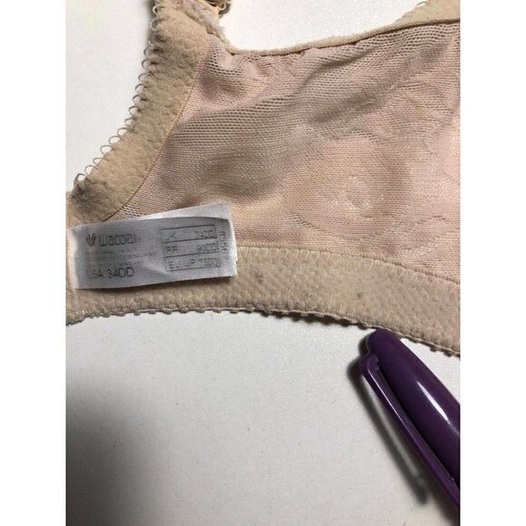 #3425-4 WACOAL 34DD 85567 Awareness Full Figure Seamless Underwire Bra Nude - Picture 7 of 8
